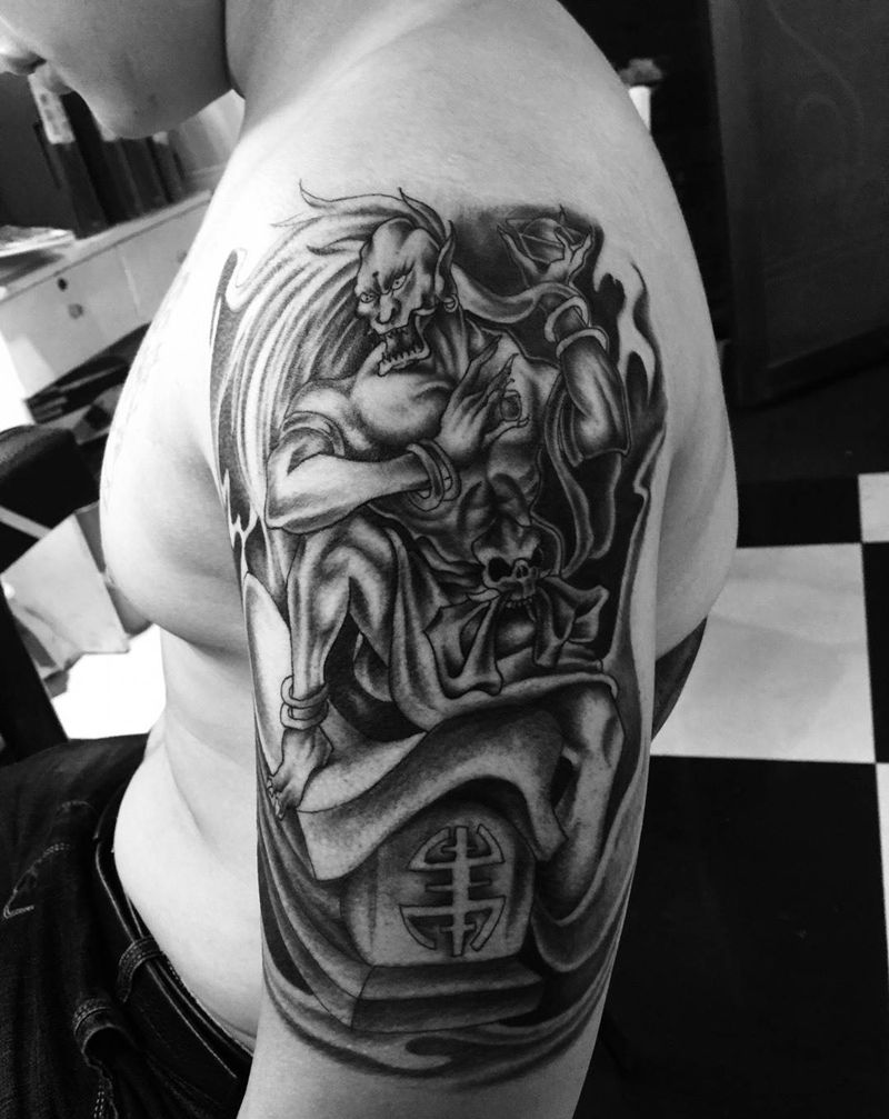 升棺发财纹身图片