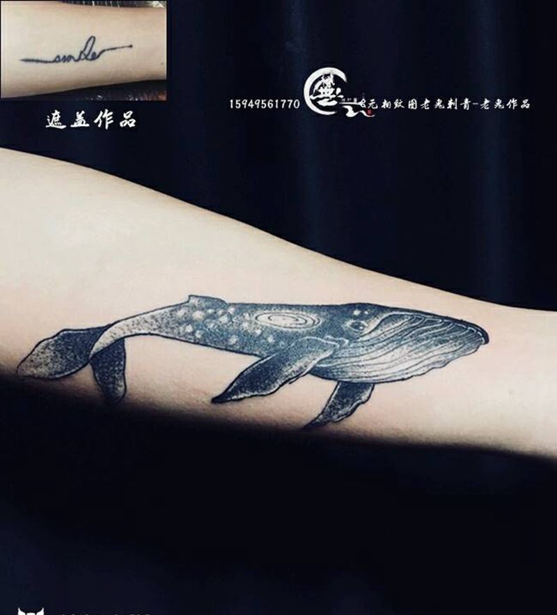 遮盖纹身图片_手部欧美纹身图案