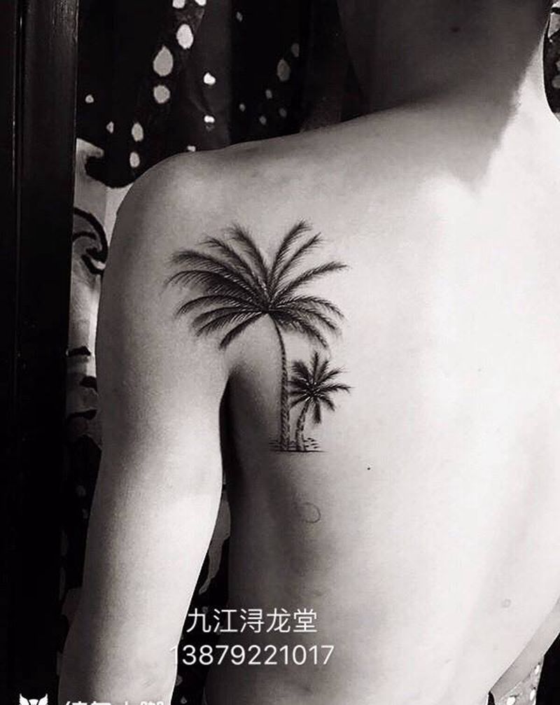 树纹身图片_背部纹身图案