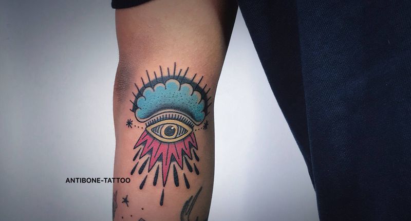 # 小作#纹身图片_手臂腿部Old School纹身图案