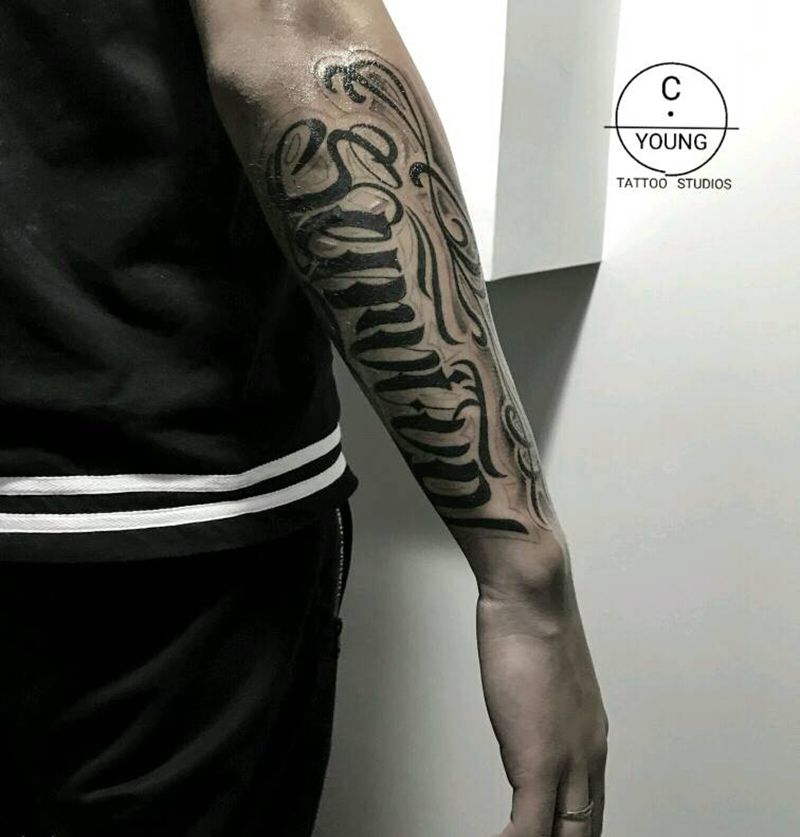 Survival纹身图片_手臂腿部手部欧美贴纸几何字符原创奇卡诺成品纹身图案