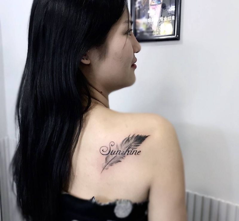 小清新一枚纹身图片