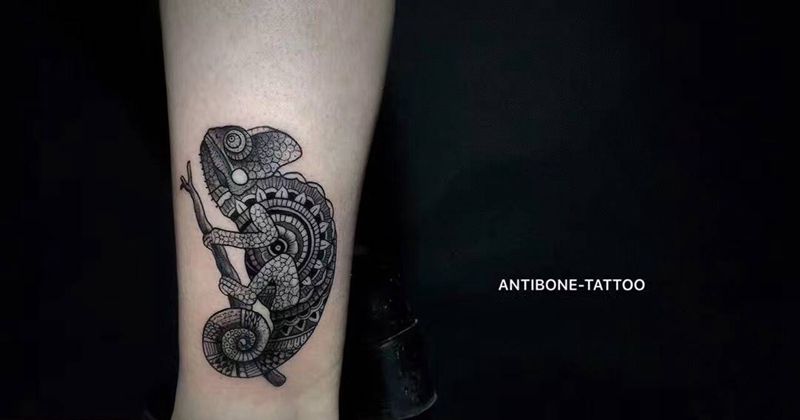 # 近期小作#纹身图片_成品颈部手臂腿部胸部欧美清新反骨刺青植物静物纹身图案