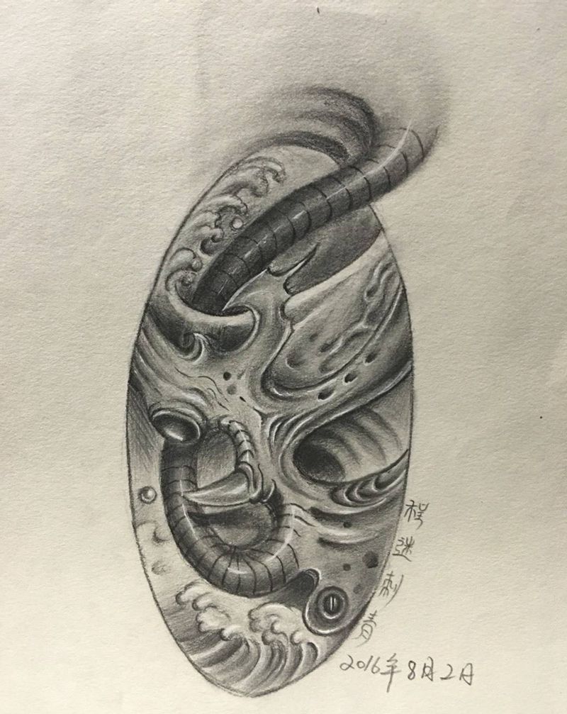 原创手稿纹身图片