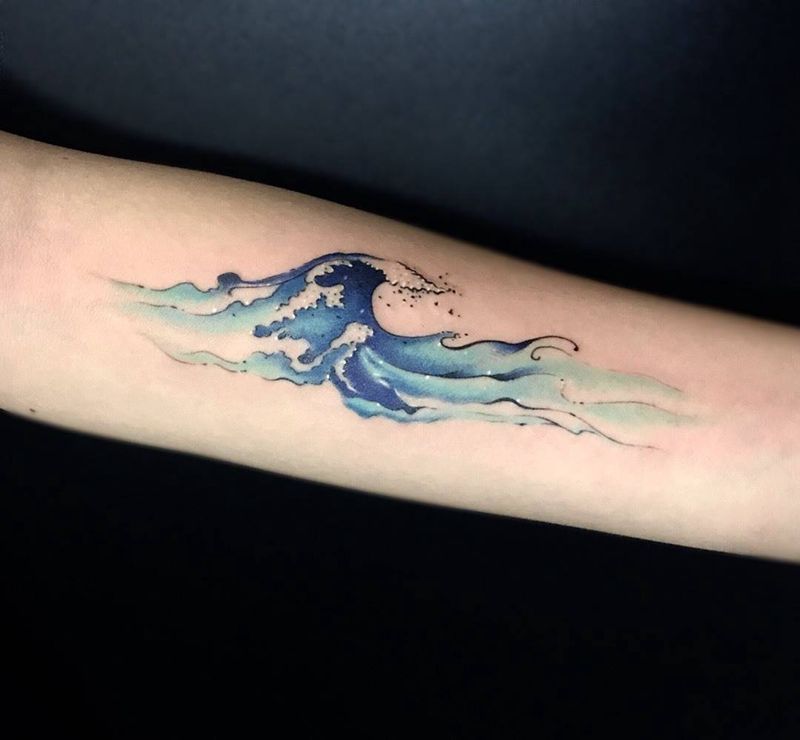 浪浪浪纹身图片