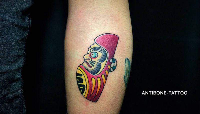 一枚 # 蛋#纹身图片_成品腿部欧美传统贴纸彩图反骨刺青纹身图案