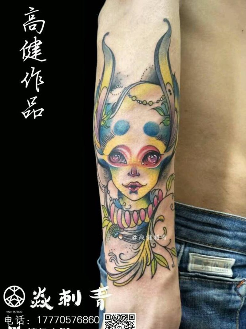 高健师傅作品纹身图片