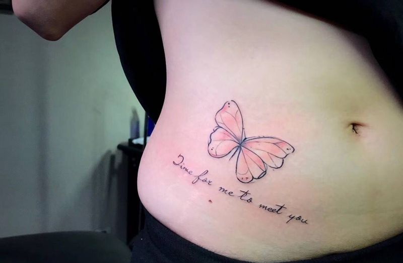 # 几枚彩色小图#纹身图片_成品手臂腹部腰部欧美清新贴纸school反骨刺青培训纹身图案