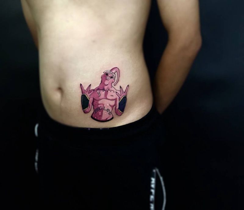 魔人布欧纹身图片