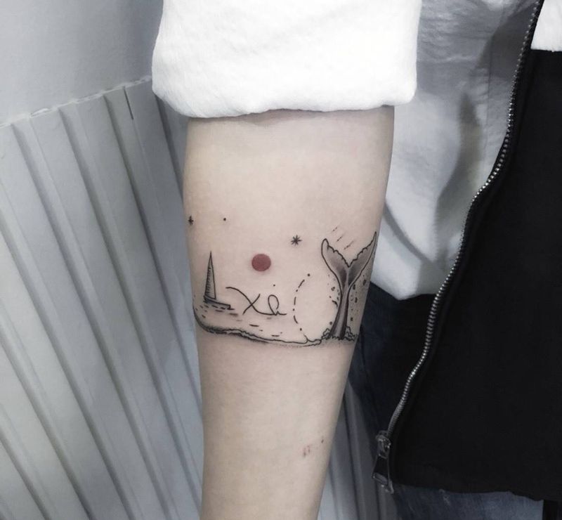 情侣纹身纹身图片_成品手部手臂清新纹身图案