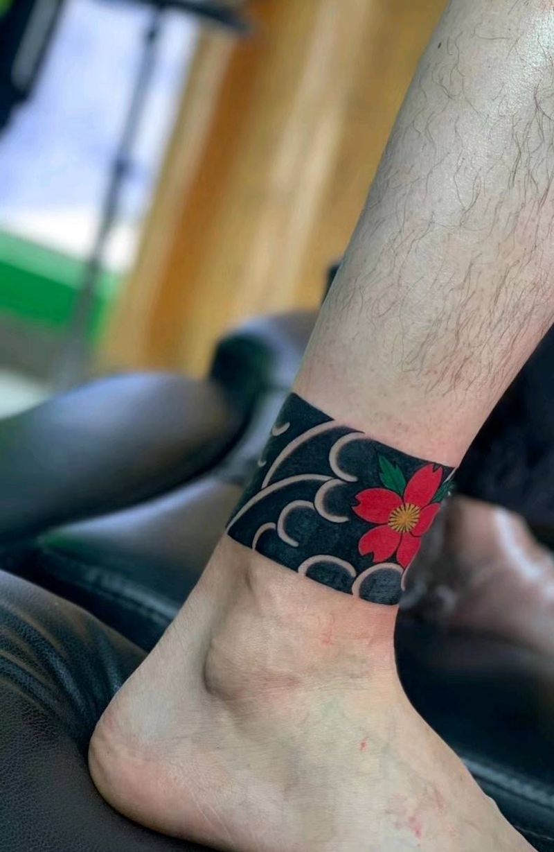 臂环纹身图片_手臂腿部纹身图案