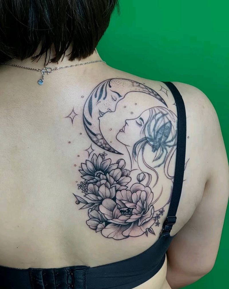 遮盖纹身图片_肩部手臂纹身图案