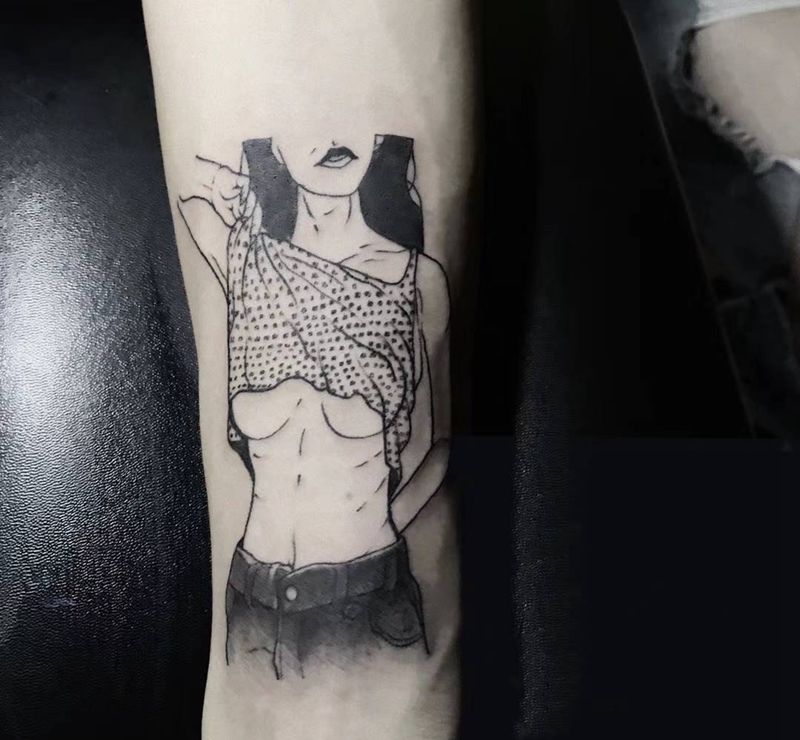 欲纹身图片_手臂纹身图案