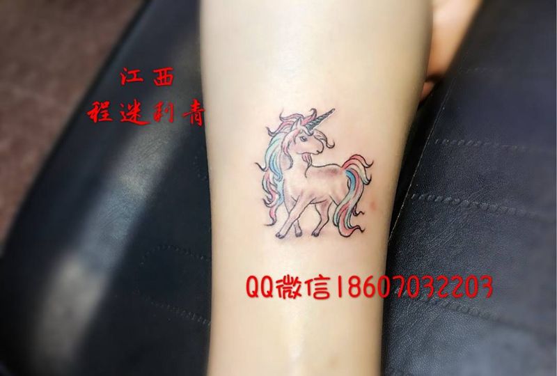 小腿小图纹身图片