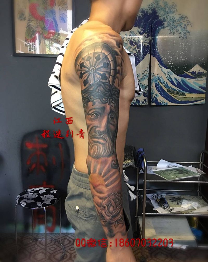 手绘原稿作品纹身图片