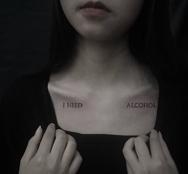 需要酒精纹身图片