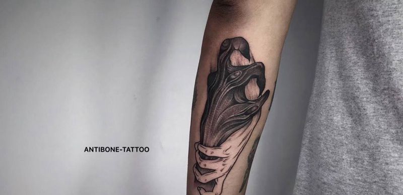 # 无题#纹身图片_手臂几何点刺纹身图案