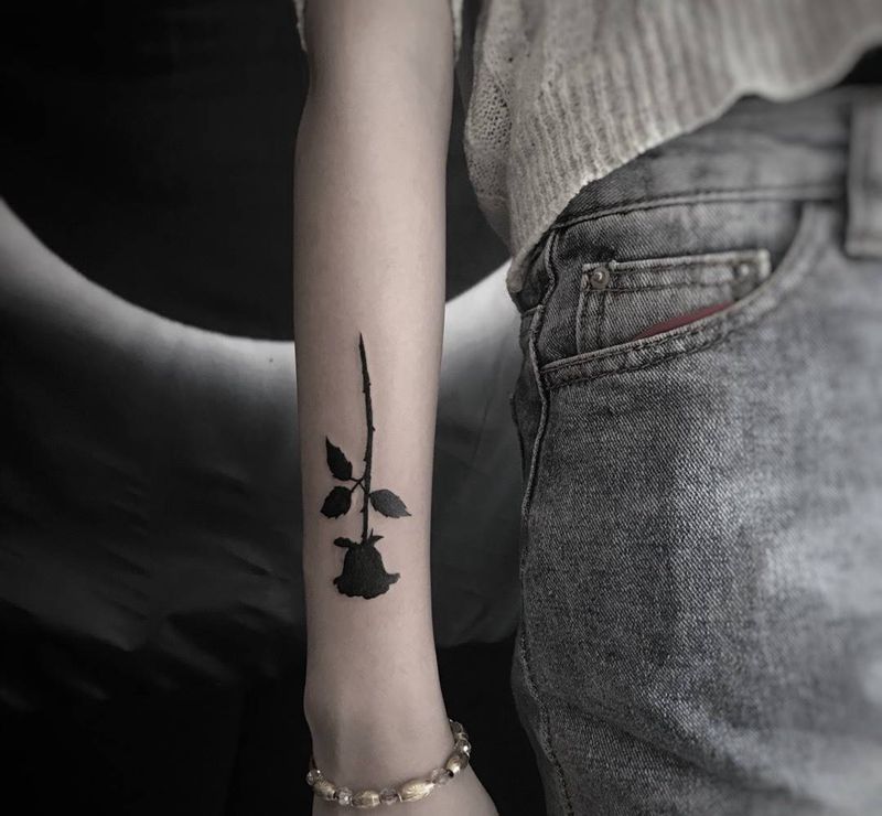 遮盖烟疤纹身图片