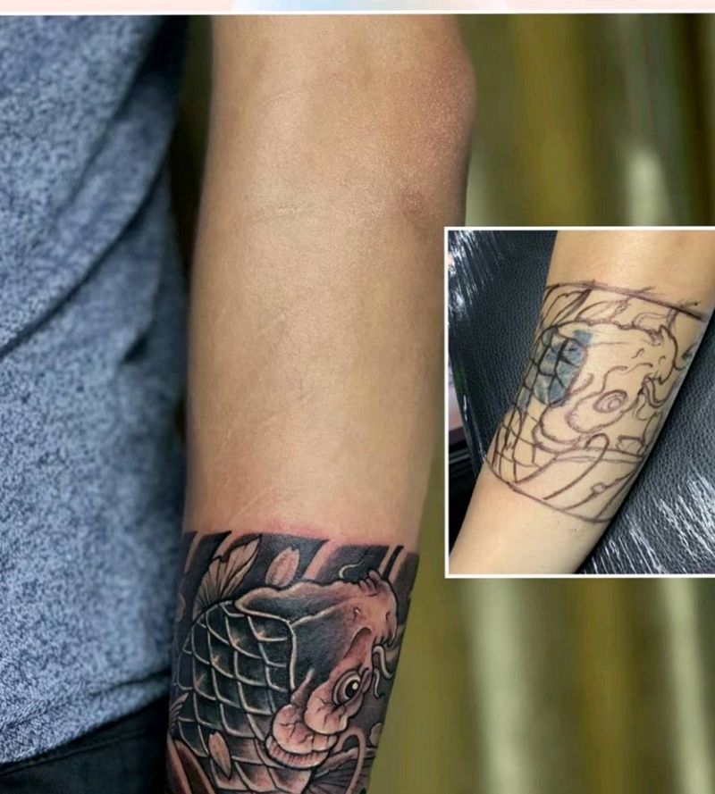 臂环纹身图片_手臂腿部纹身图案