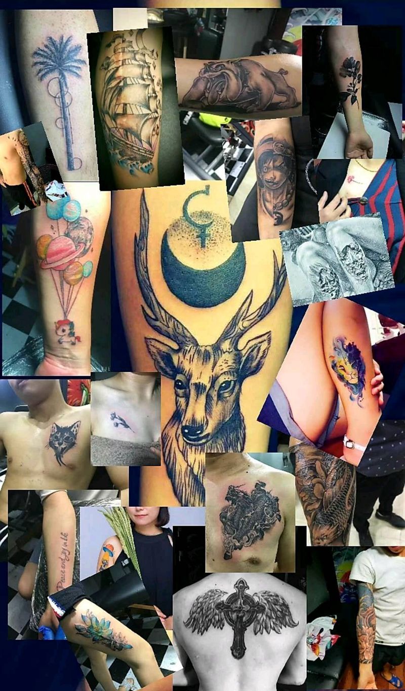 驻店师傅小武作品纹身图片