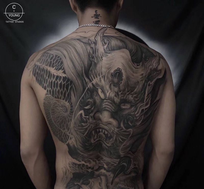 龙纹身图片