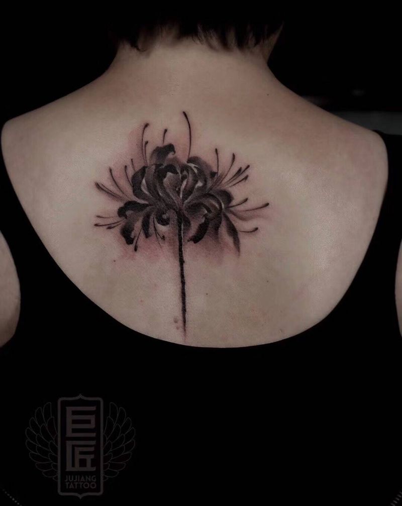 彼岸花纹身图片