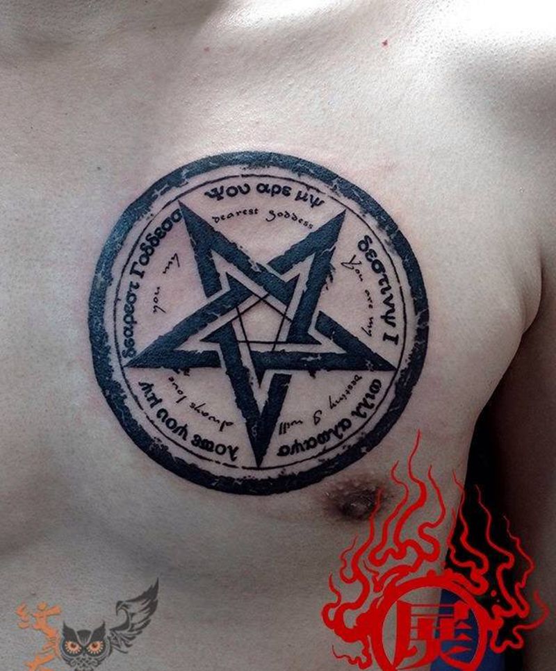 不知道是啥纹身图片