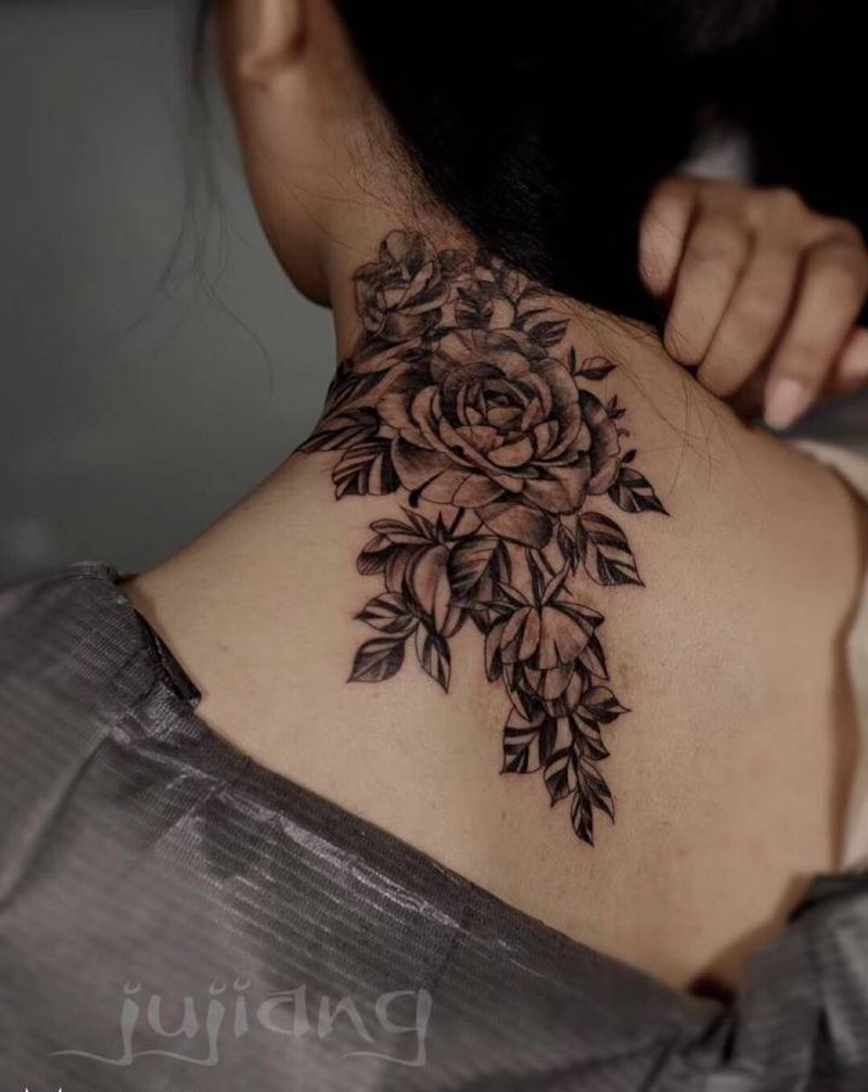 遮盖胎记纹身图片