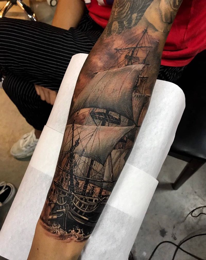 欧美写实纹身图片_欧美写实纹身图案