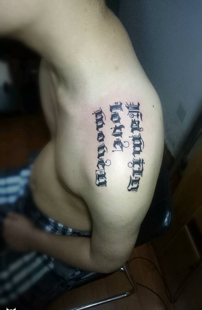 英文纹身图片