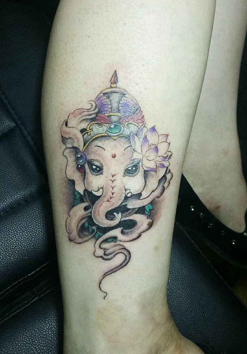 小象神纹身图片