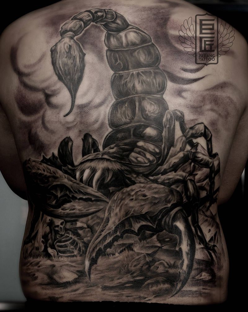 蝎子王纹身图片