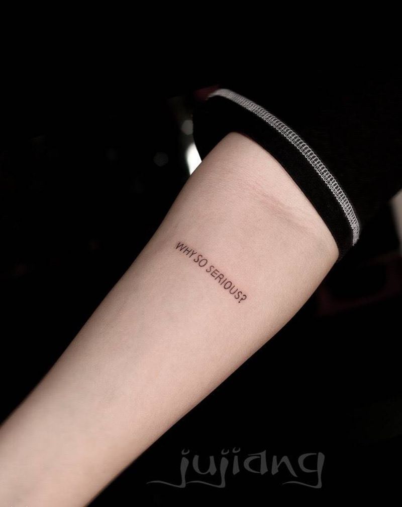 英文纹身图片_成品手臂清新字符原创图腾培训纹身图案