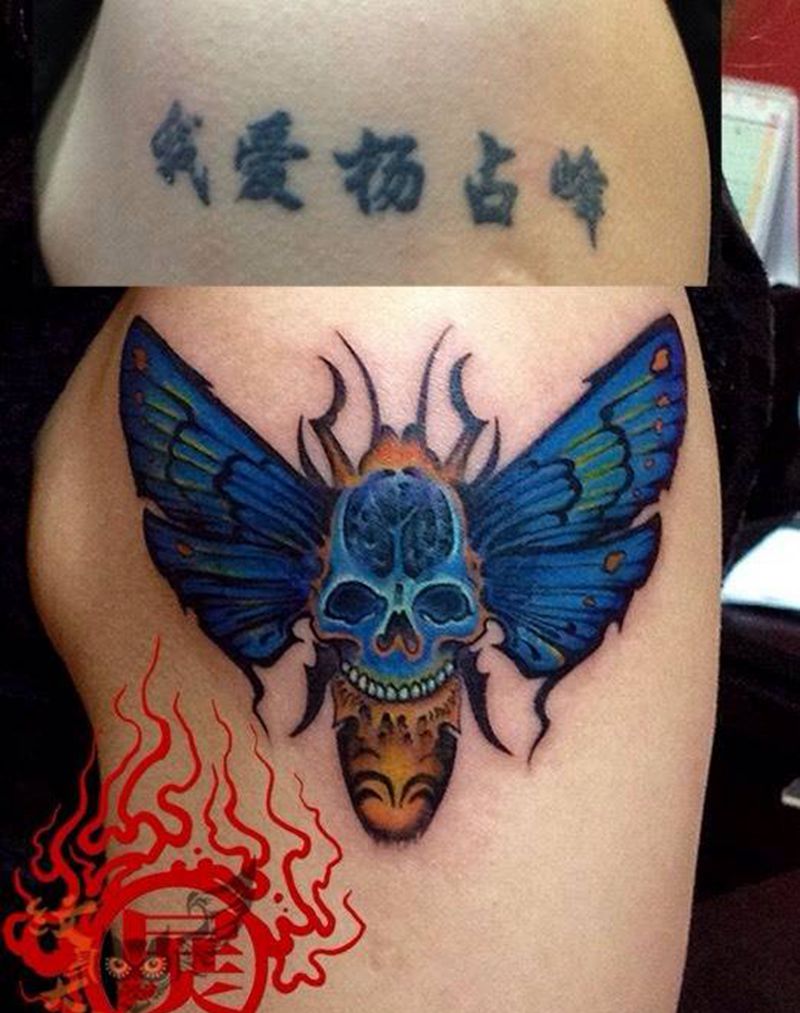 遮盖原纹身纹身图片