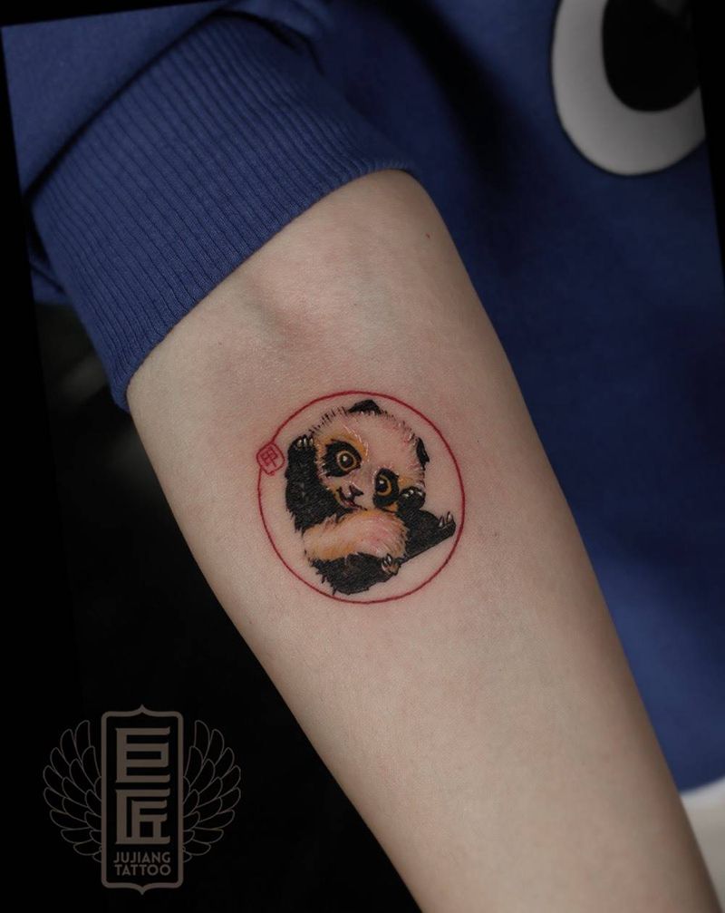 可爱的小宝宝纹身图片_手臂新传统纹身图案