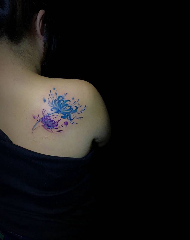 彼岸花纹身图片