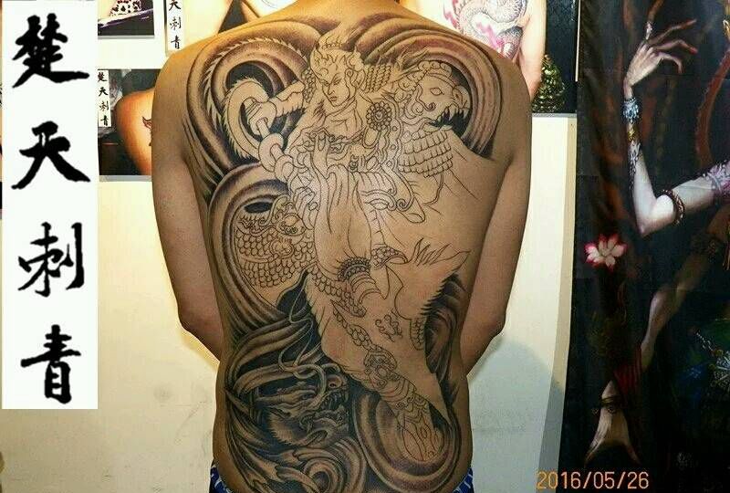 未完成纹身图片