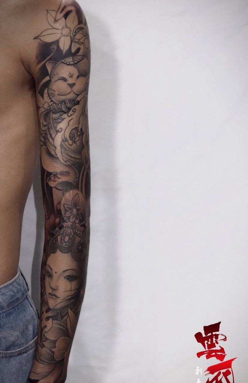 花臂99%～纹身图片