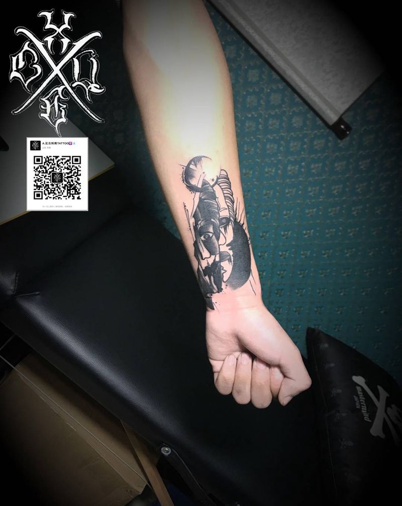 小臂内侧纹身图片