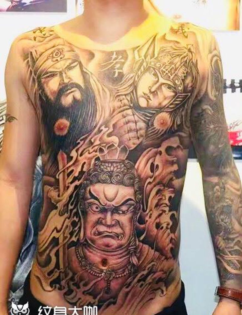 旧日作品纹身图片