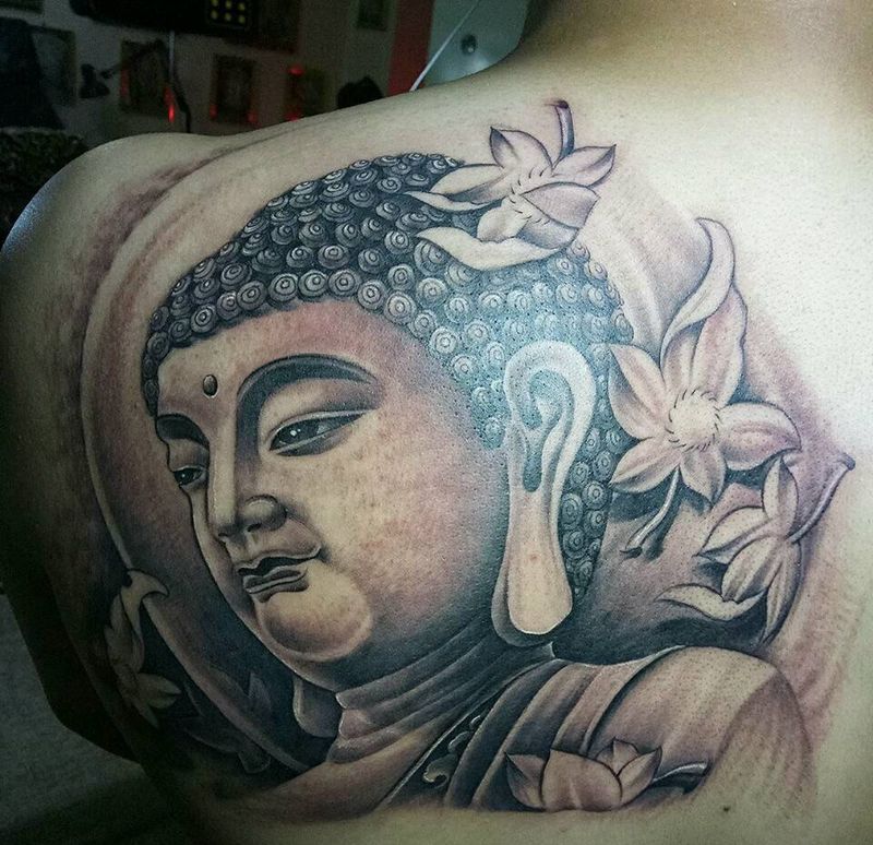 佛祖纹身图片