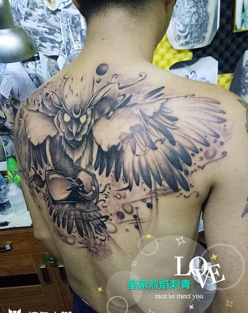 恢复后彩色纹身图片