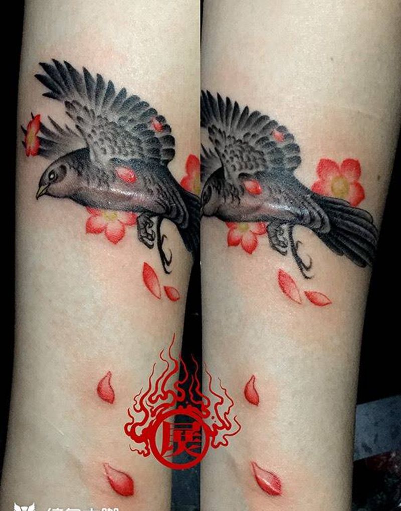 鸟儿纹身图片