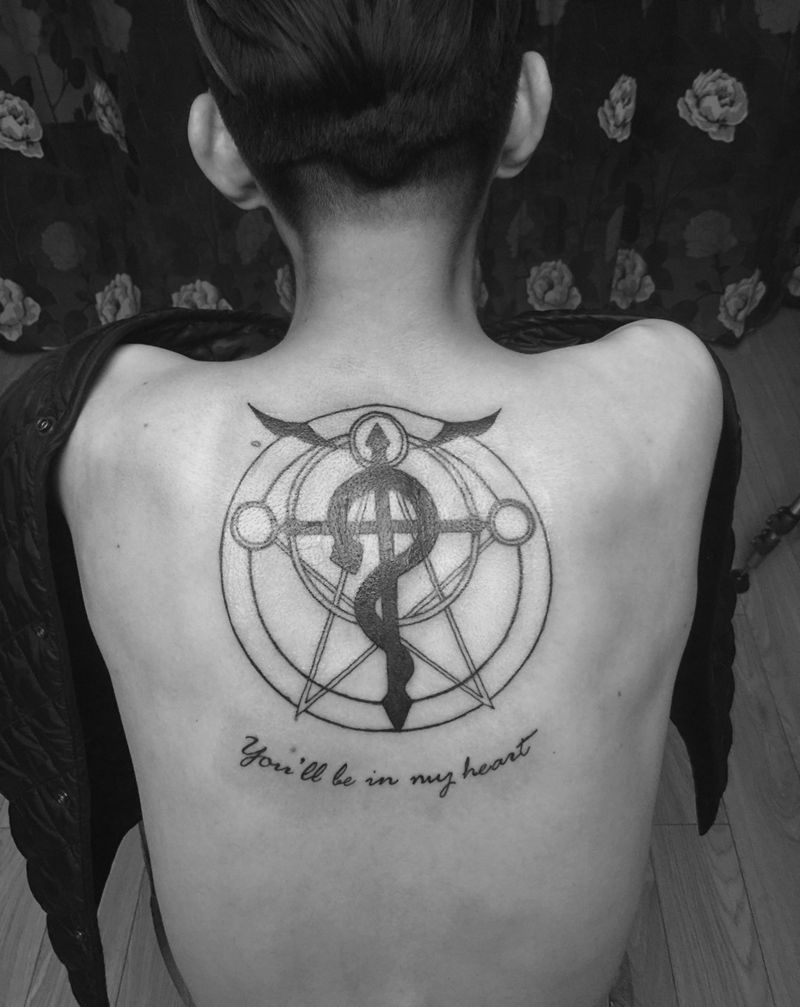 客户的十字信仰纹身图片