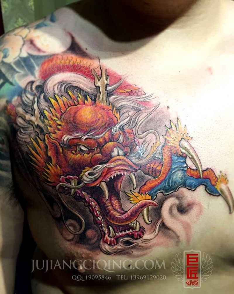 龙纹身图片