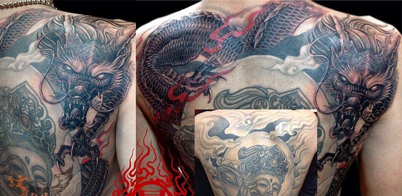 遮盖作品纹身图片