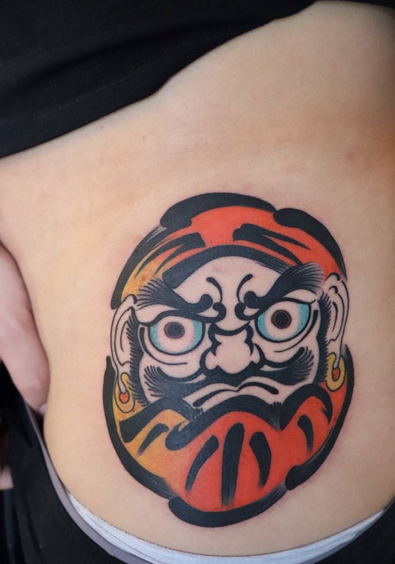 达摩蛋纹身图片