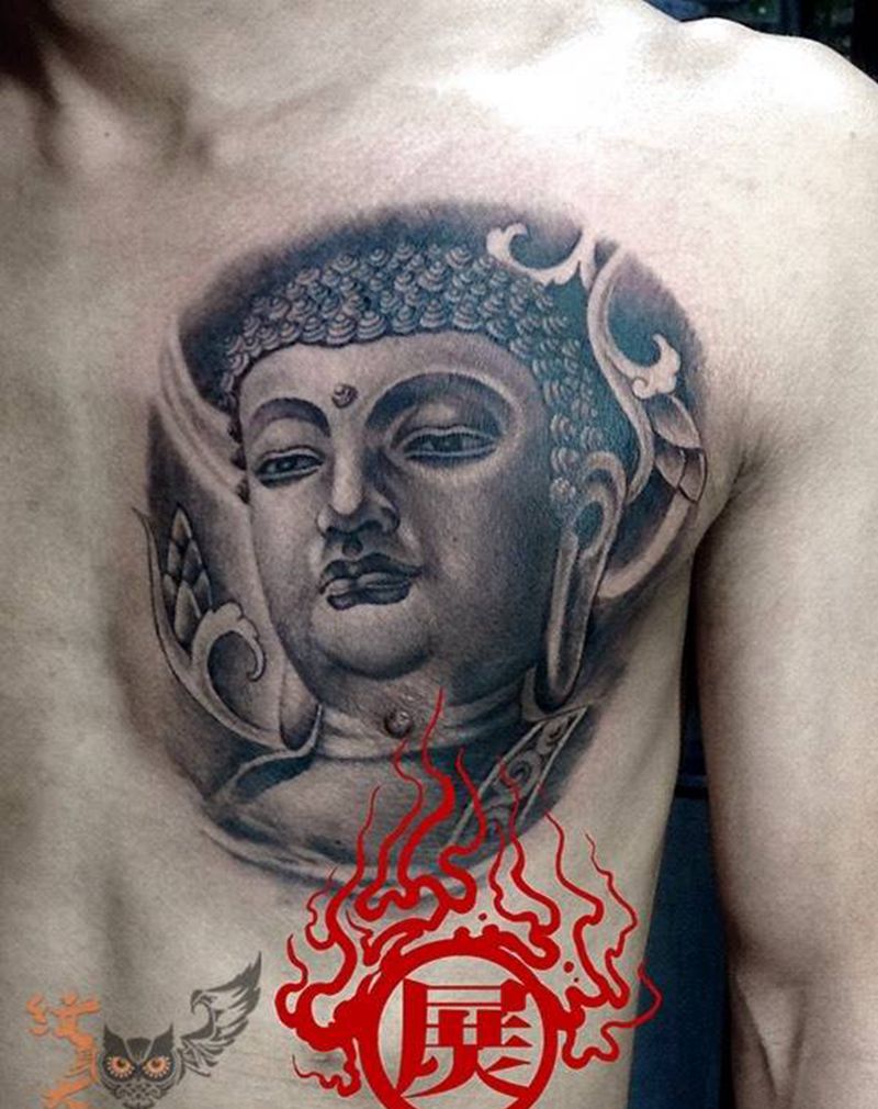 佛纹身图片