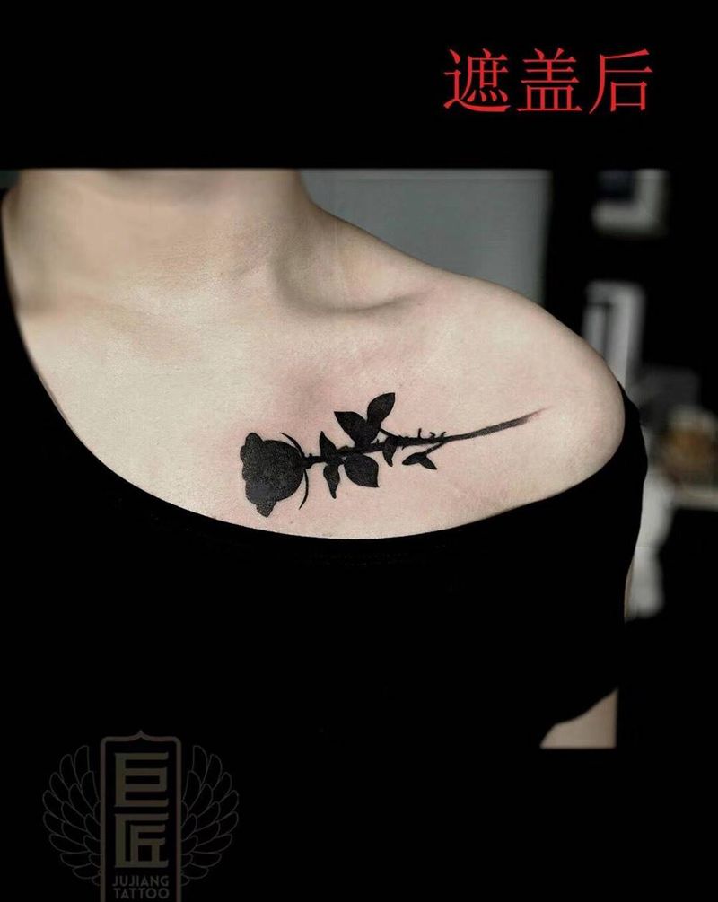纹身遮盖纹身图片
