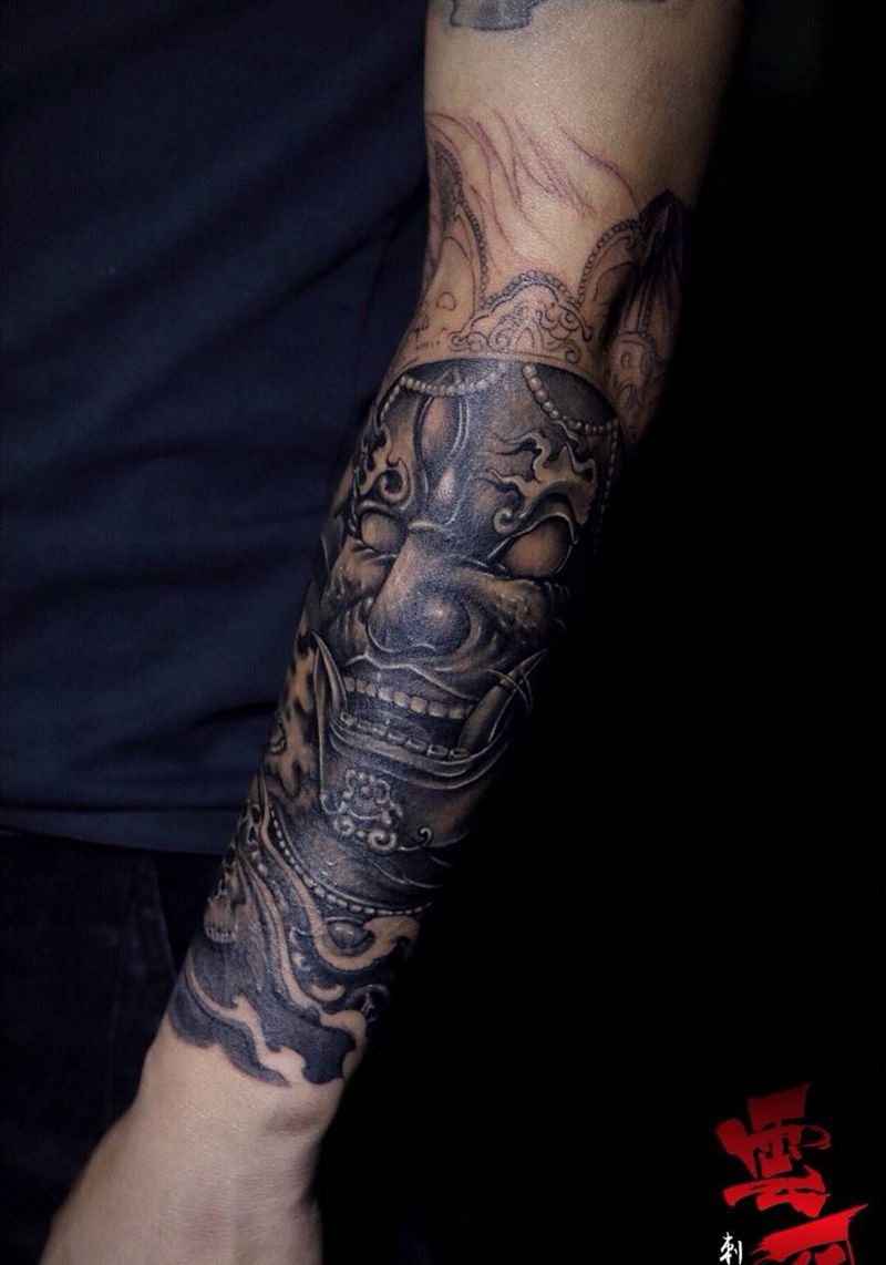 大黑天纹身图片